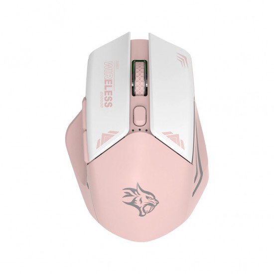 Porodo Gaming Wireless Mouse Gaming Design (1600DPI, Pink)